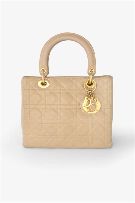 lady dior medium beige|Meer.